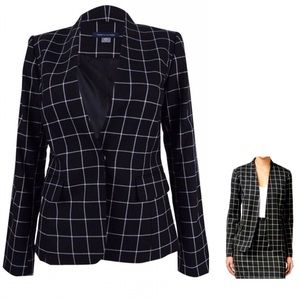 TOMMY HILFIGER - plaid windowpane jacket